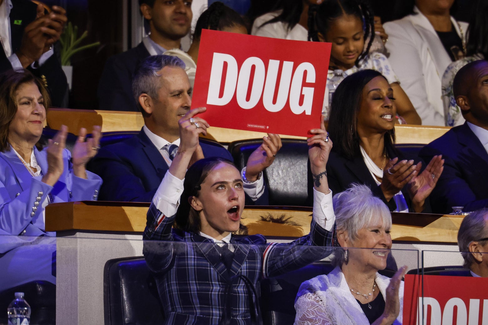 Doug Emhoff at the DNC: Republicans online furious that dad loves daughter.