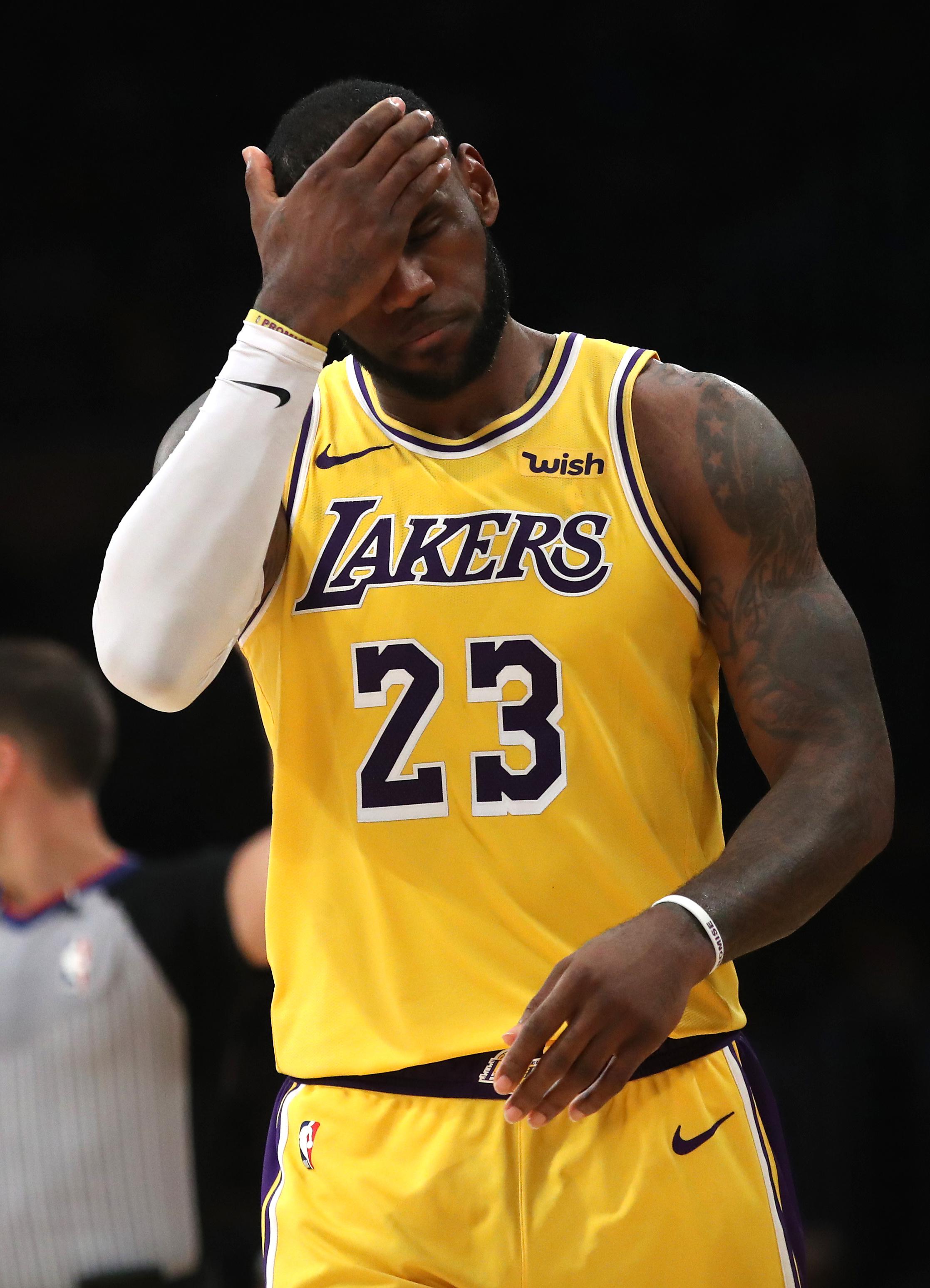 sad lebron