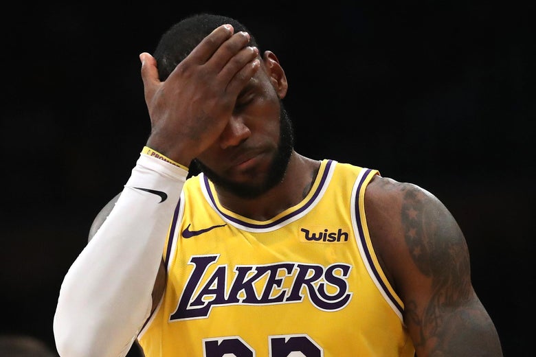 LeBron James' first season with the Lakers had been bad. It might get a lot worse.