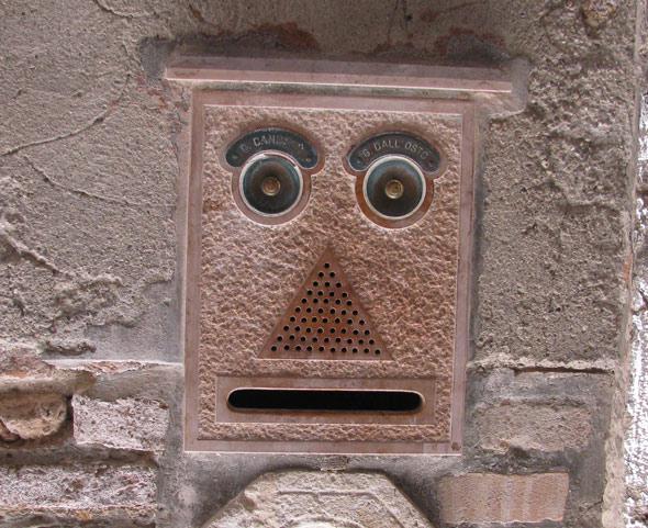 Pareidolia: Artificial face made from morphing inanimate objects.