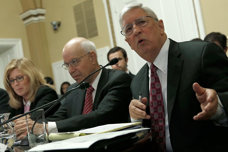 Walter Dellinger testifying at a House Rules Committee hearing July 16, 2014.