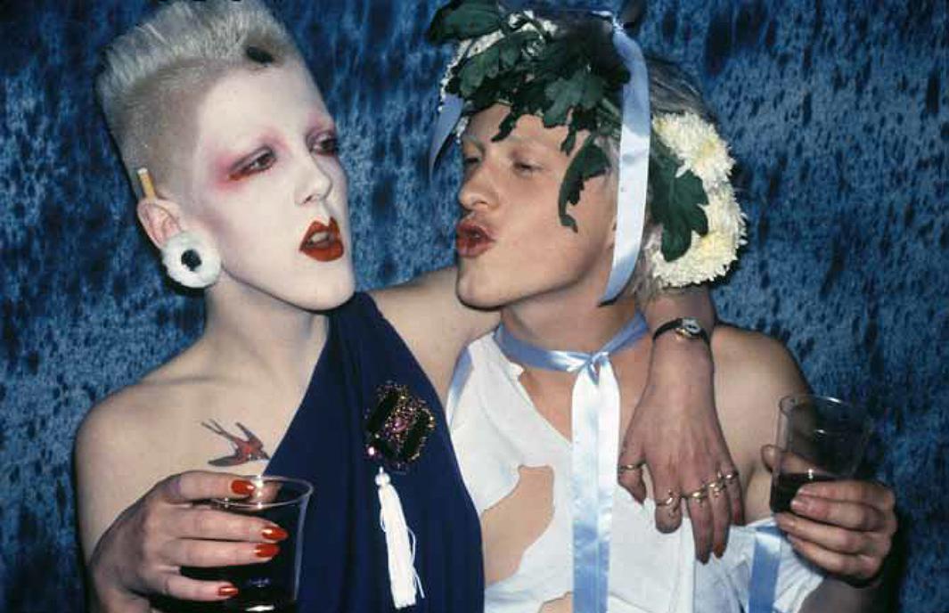 Scarlett & Jeffrey at the Alternative Miss World, Earls Court 1981.