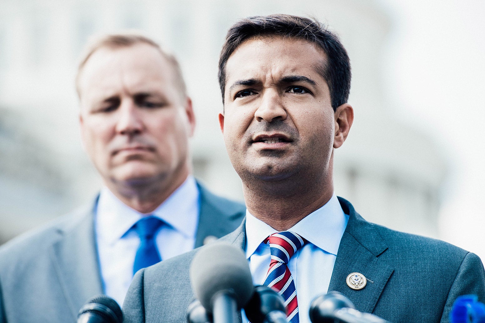 Florida Rep. Carlos Curbelo holds a news conference on immigration reform at the Capitol on Wednesday.