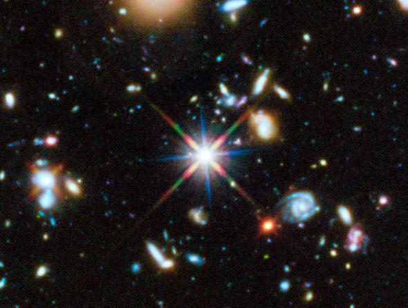 Hubble’s colourful view of the Universe