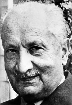 German philosopher Martin Heidegger