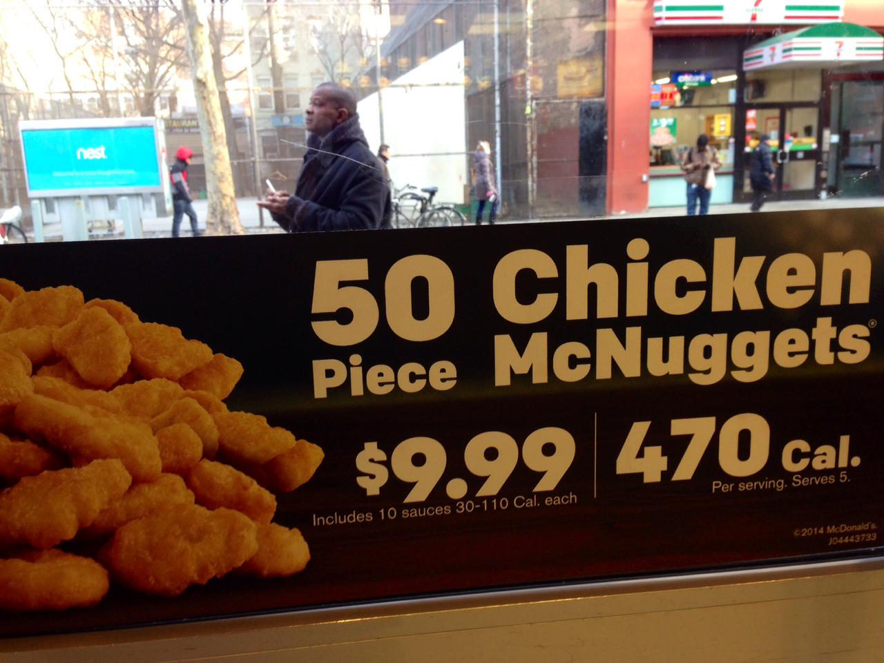 Mcdonald S Chicken Mcnuggets Check Out The Absurd Calorie Label