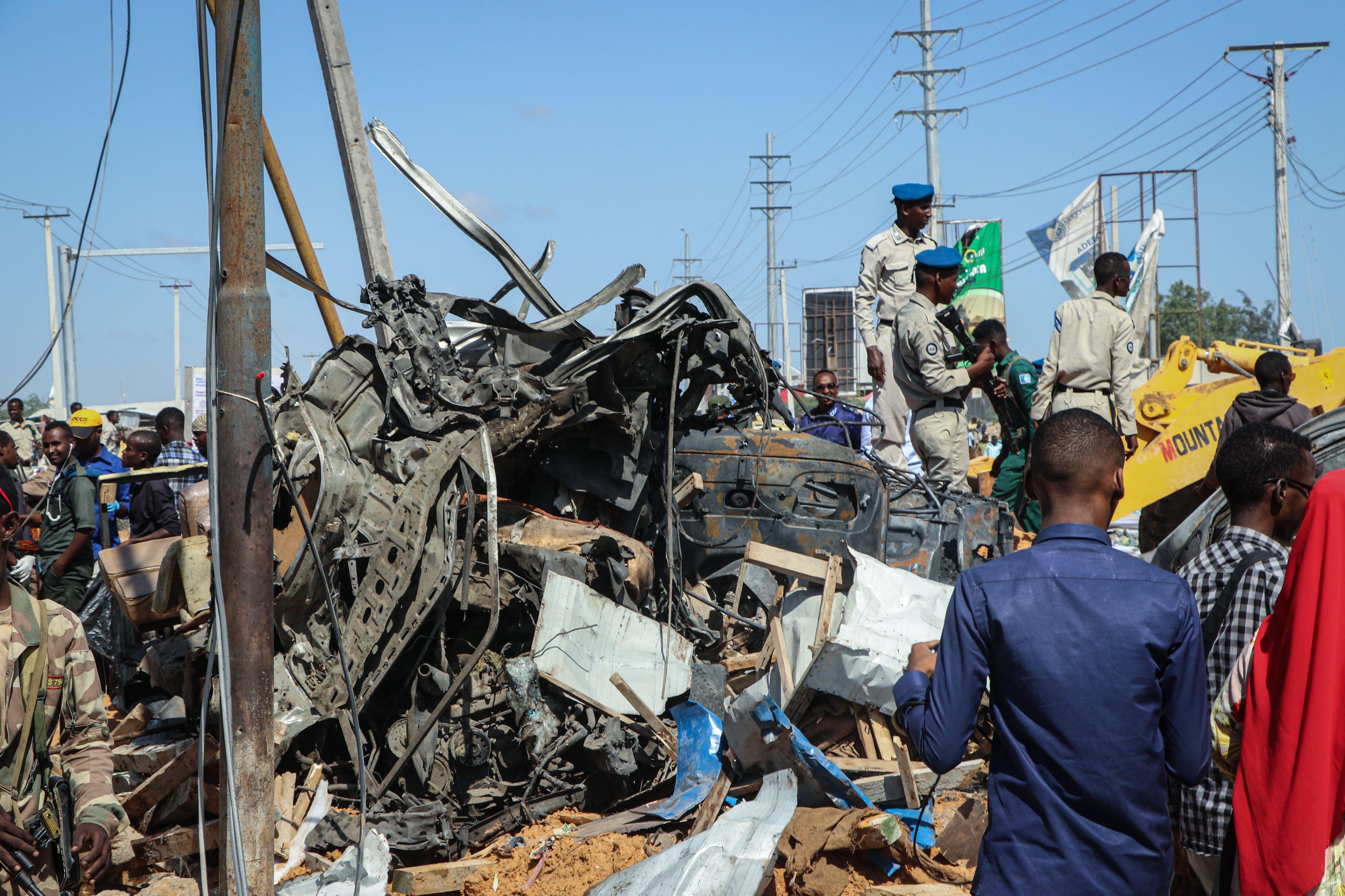 Truck Bomb In Somalia’s Capital During Rush Hour Kills Dozens.