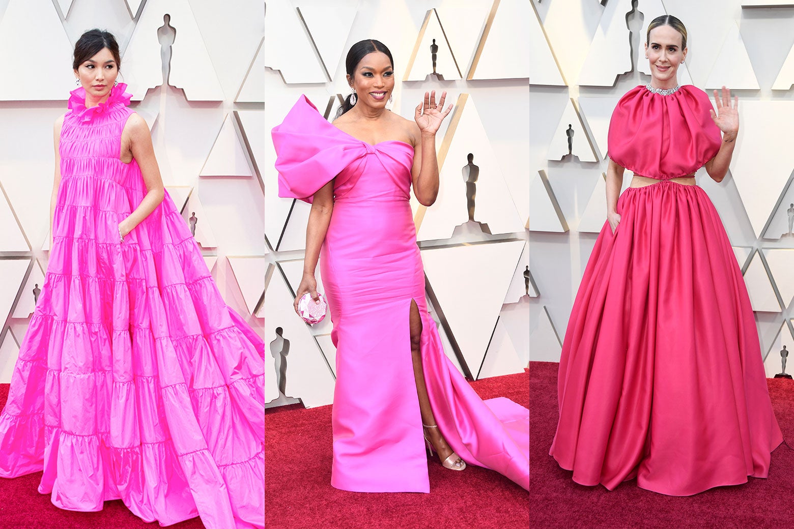 Oscars red carpet review: springy tones won the night.