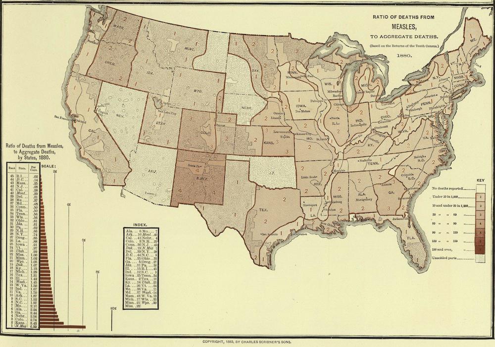 History of measles mortality: Maps from a time before vaccines.