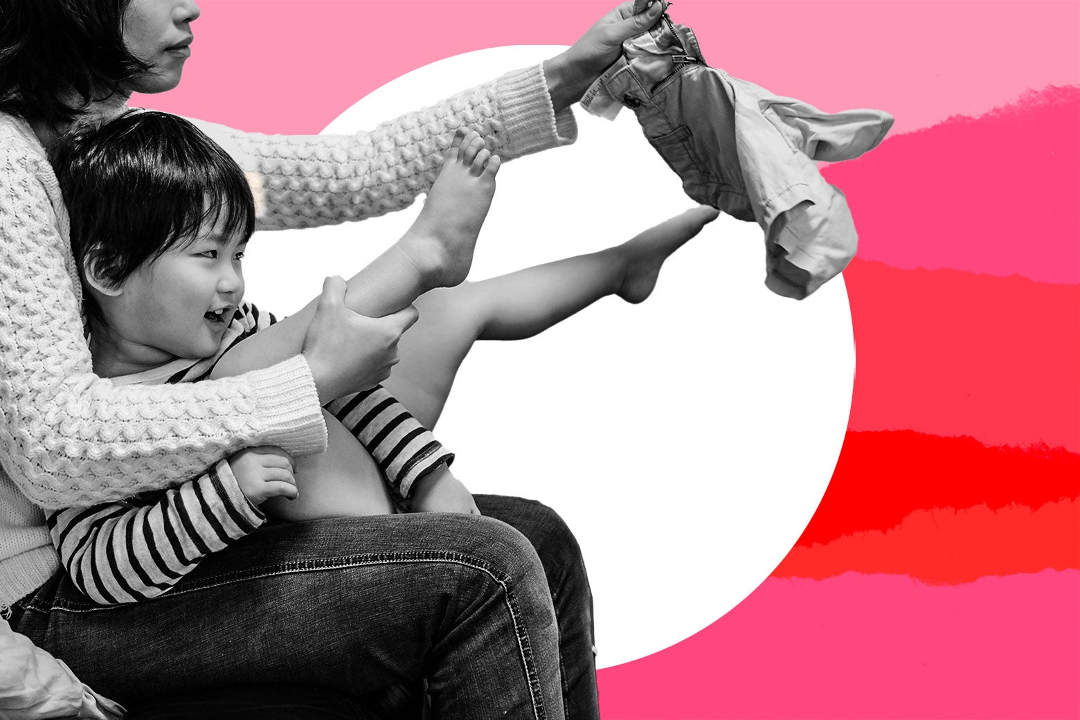 We Need to Become Pro-Wrestlers to Get Our Son Dressed