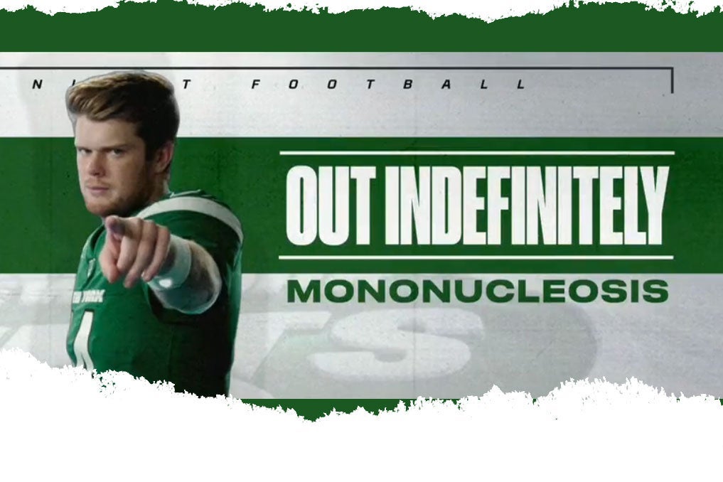 ESPN's Sam Darnold mono graphic is the essence of Jets football.