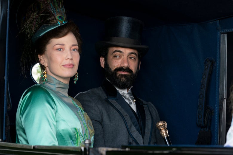 Carrie Coon and Morgan Spector on The Gilded Age
