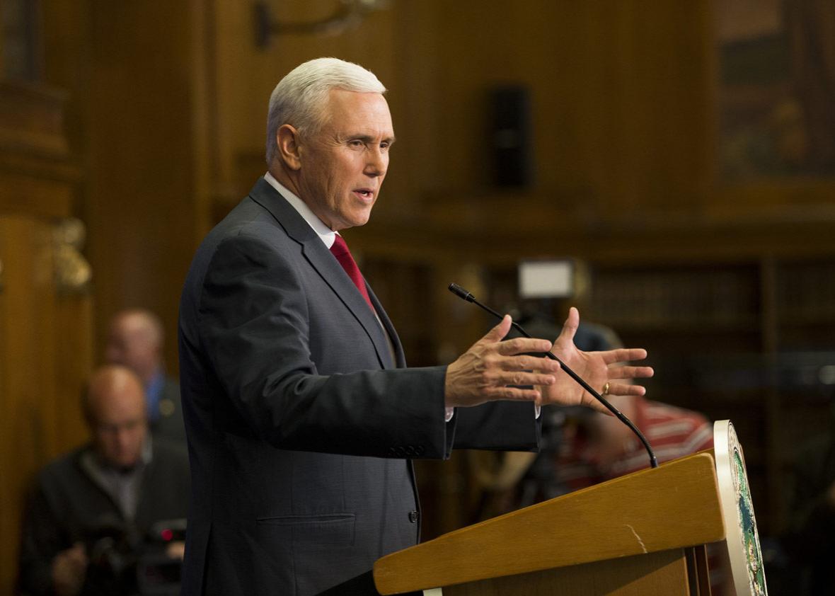 Governor Mike Pence of Indiana