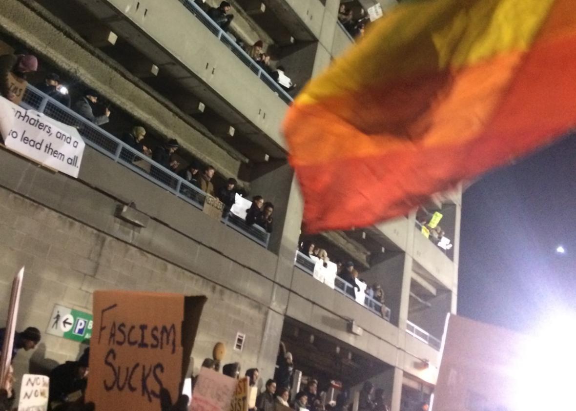 Confusion and fear at JFK airport on day one of the Muslim ban.