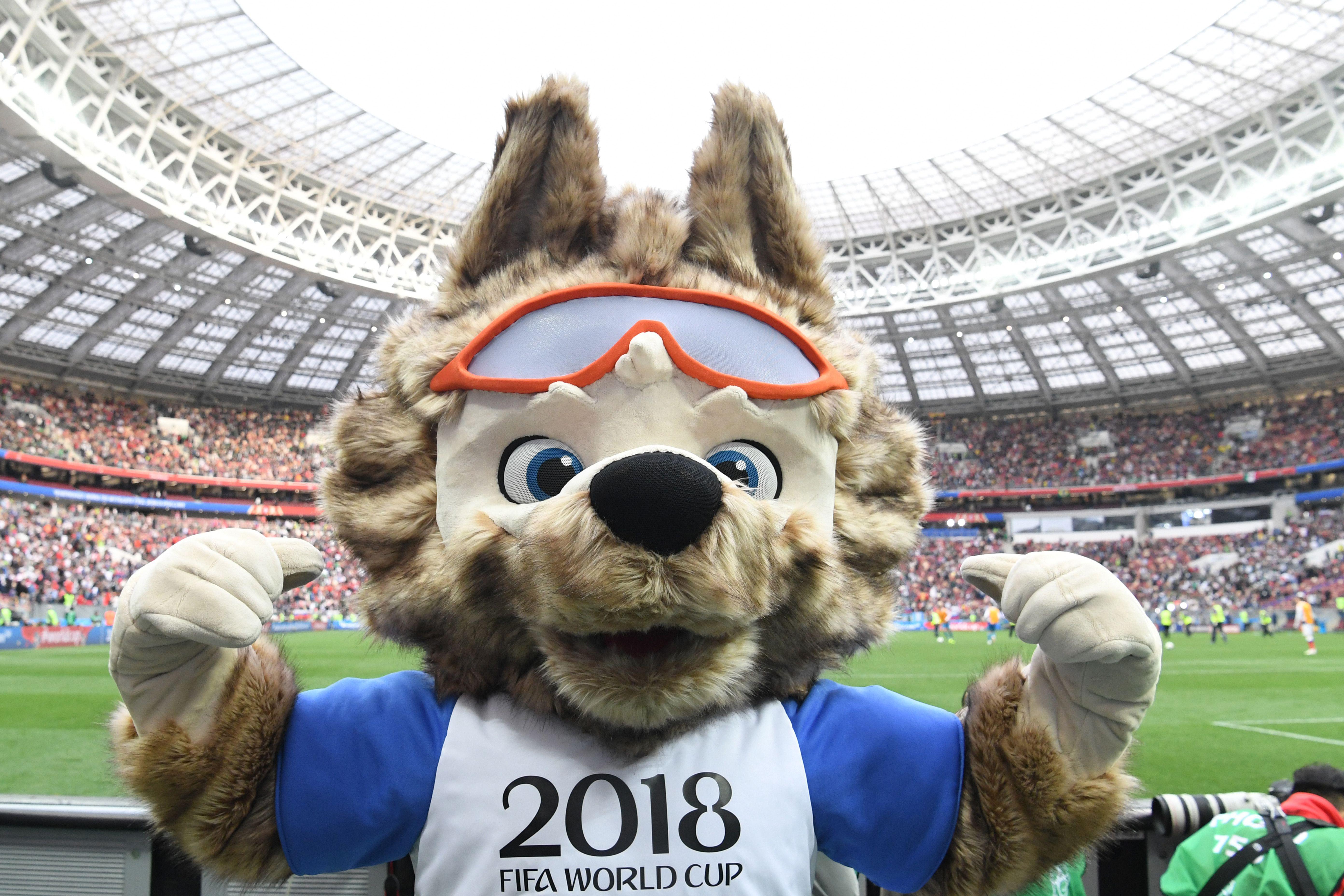 2018 20. Забивака фото. World Cup Mascots 2018. Маскот Чемпионат мира 2018 красивое фото.