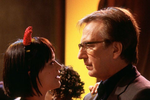 Alan Rickman and Heike Makatsch dancing at the workplace holiday party in Love Actually.