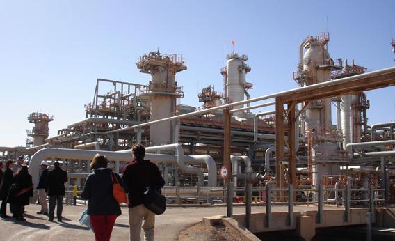 The Krechba gas treatment plant in Algeria, which is described by its managers as the world's first and largest onshore carbon capture and sequestration scheme.