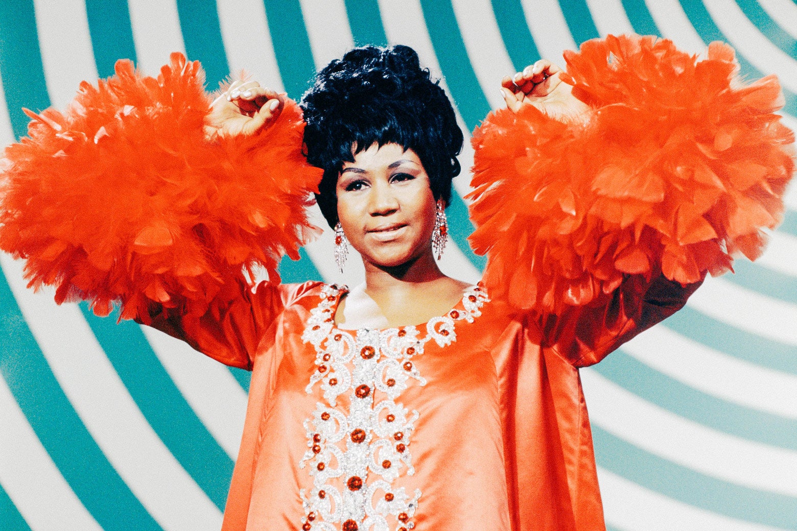 Aretha Franklin on The Andy Williams Show which aired May 4, 1969.