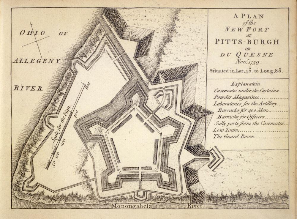 History Of Fortifications: British Forts In The American Colonies.