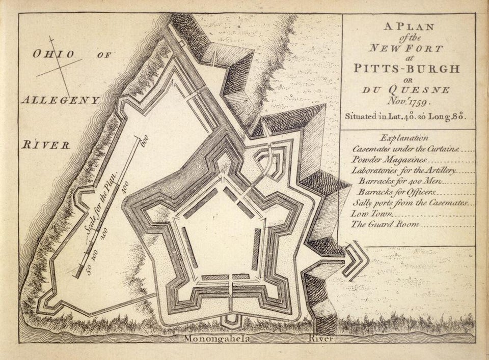 History of fortifications: British forts in the American colonies.