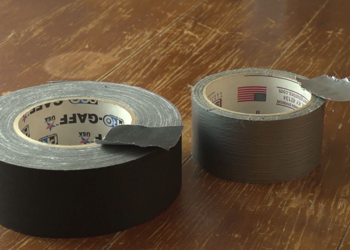 Gaffer’s tape is the ideal duct tape alternative (VIDEO).