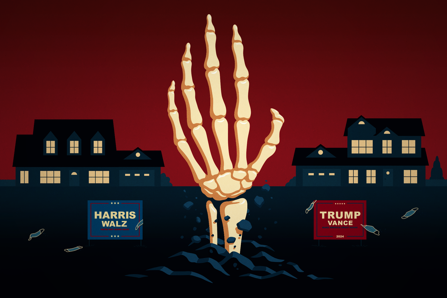 Halloween: What's the Trump Harris election about? What no one can bear to talk about.