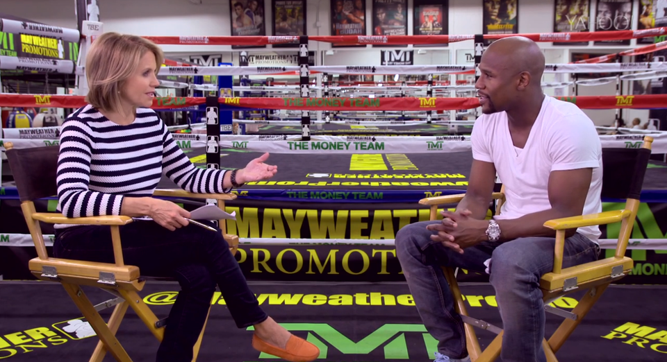 Katie Couric Floyd Mayweather interview She doesn't challenge him when