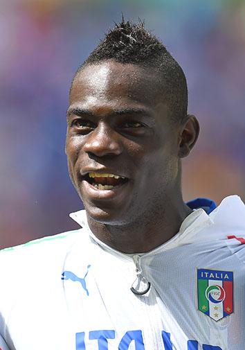 Mario Balotelli of Italy during the 2014 FIFA World Cup.