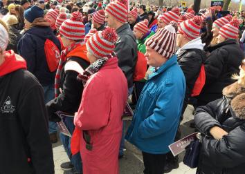 matching hats. 