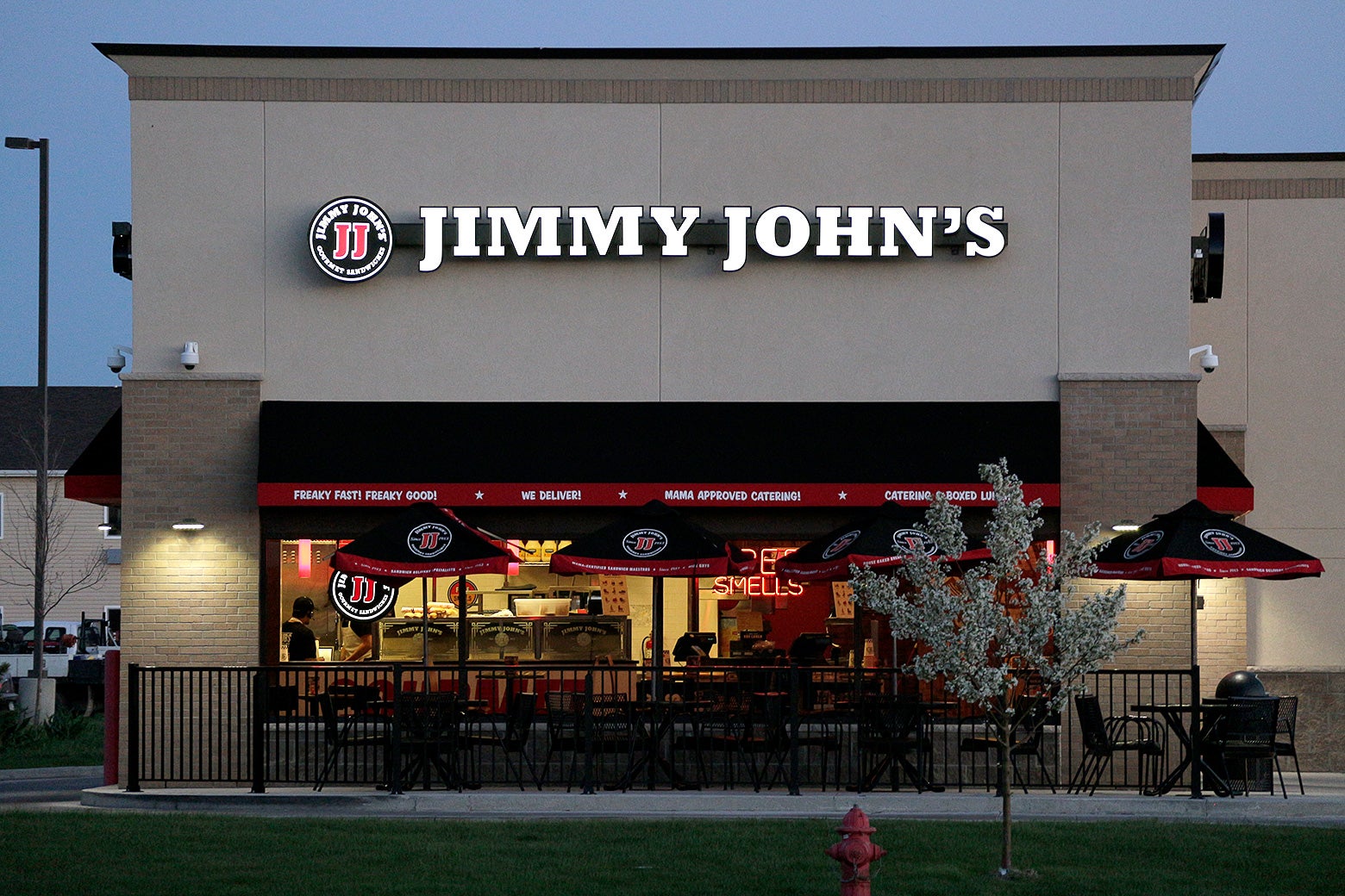 Exterior photo of a Jimmy John's in Gillette, Wyoming.