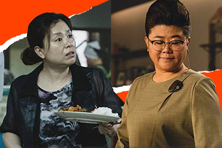 The two best performances in Parasite.