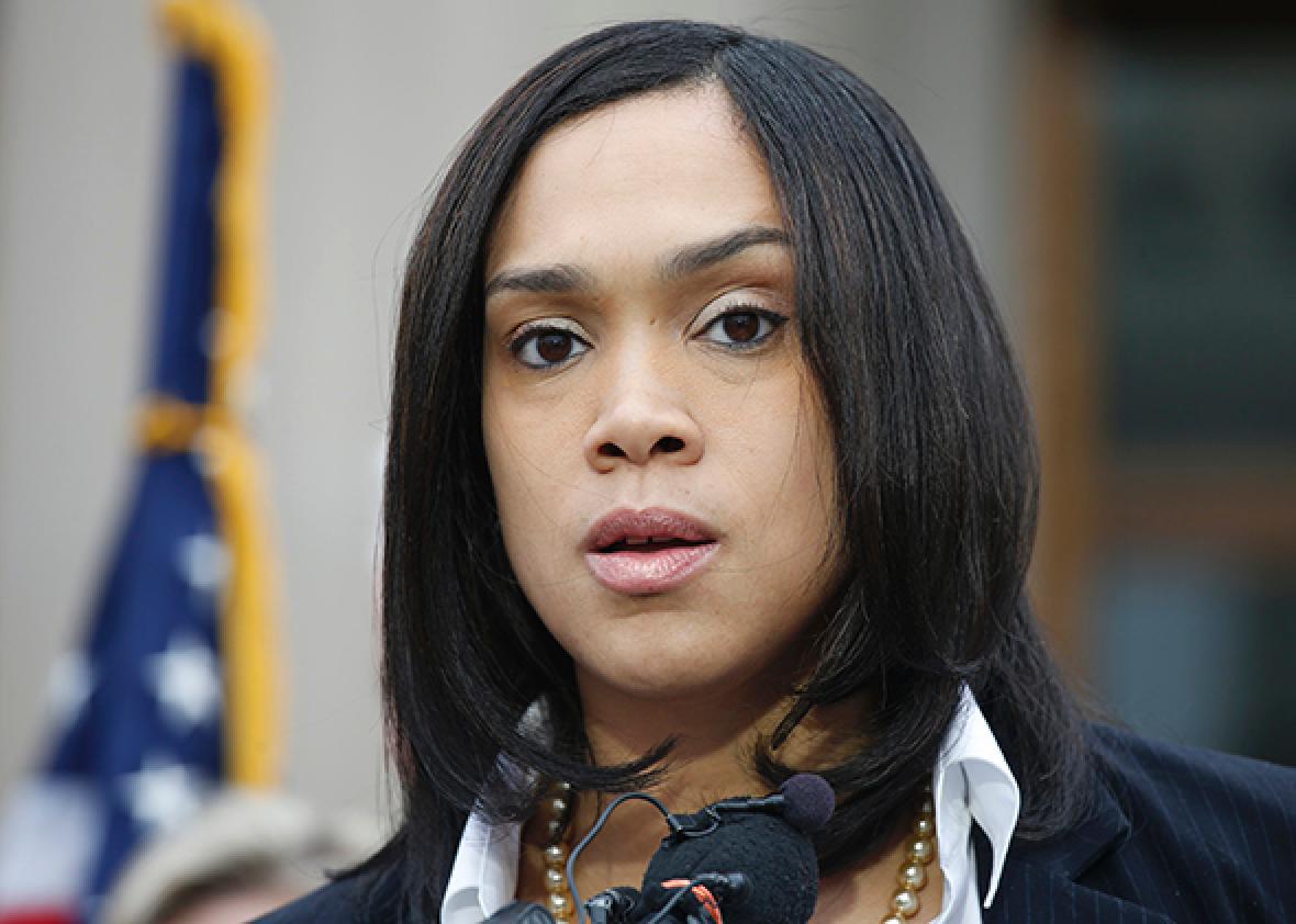 Baltimore state attorney Marilyn Mosby
