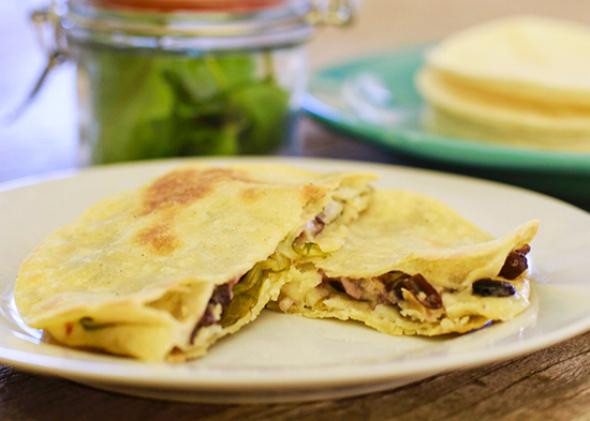 How to make quesadillas: A few guidelines for tortilla, cheese, and fillings.