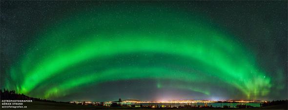 aurora over Sweden
