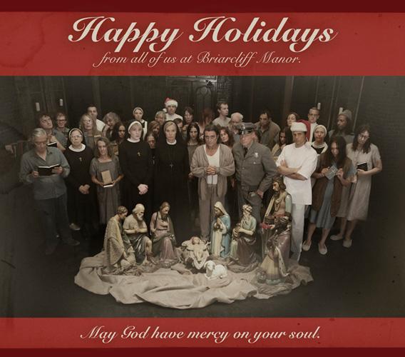 The American Horror Story holiday card.