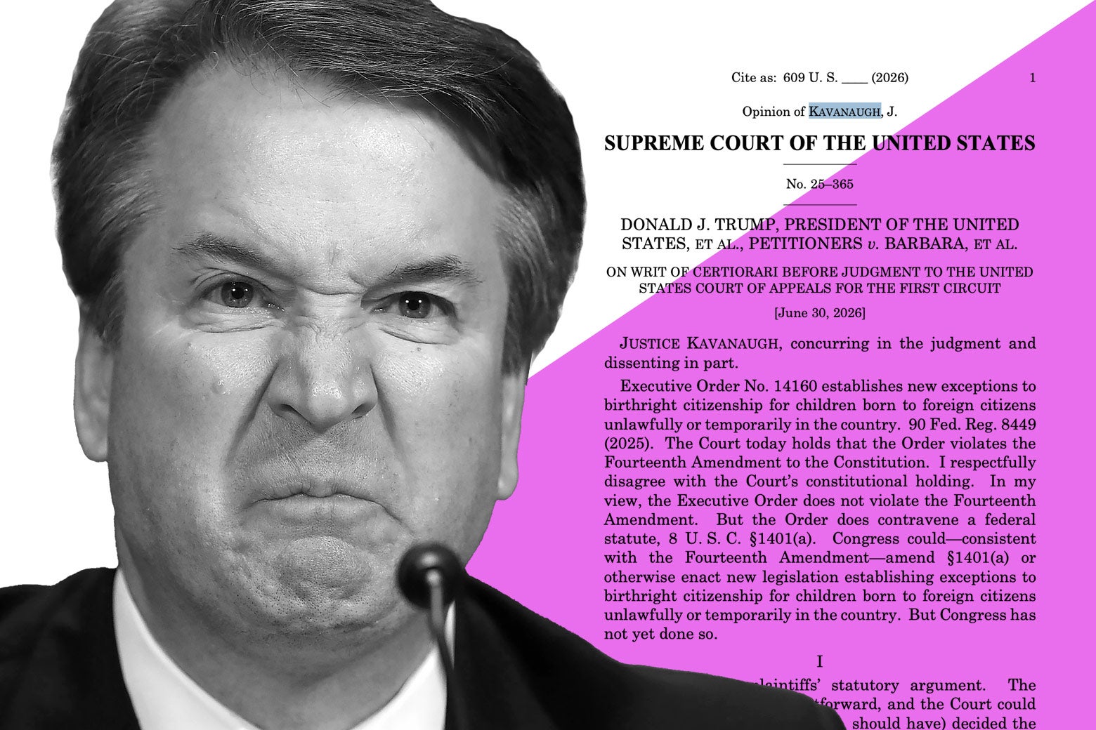 Brett Kavanaugh Gave Trump’s Attack on Birthright Citizenship a Road Map