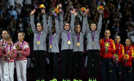 U S Women S Gymnastics Team 12 The Little Girls In Pretty Boxes Generation Takes Home Gymnastics Gold