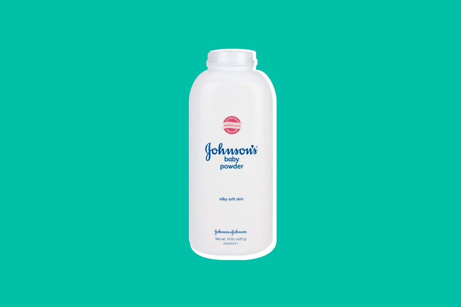 It's a bottle of Johnson & Johnson baby powder