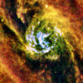Closeup of the core of Andromeda