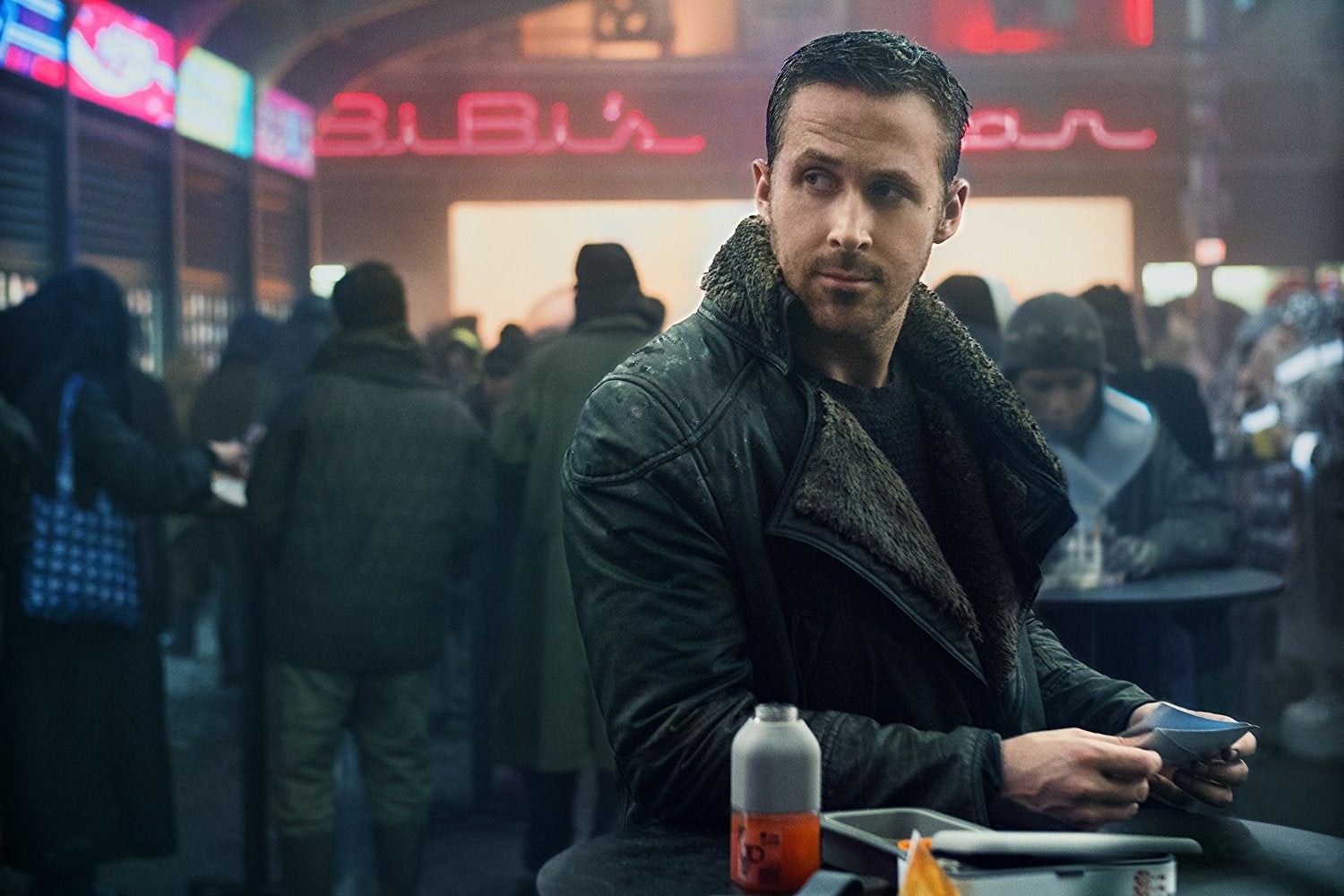 Ryan Gosling as K in Blade Runner 2049.