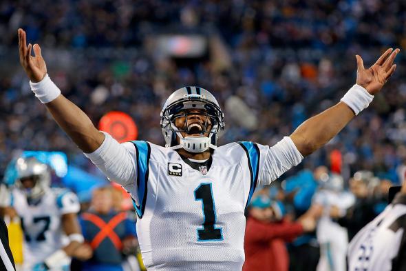 Carolina Panthers: Cam Newton Gets Hit, Foul on Him