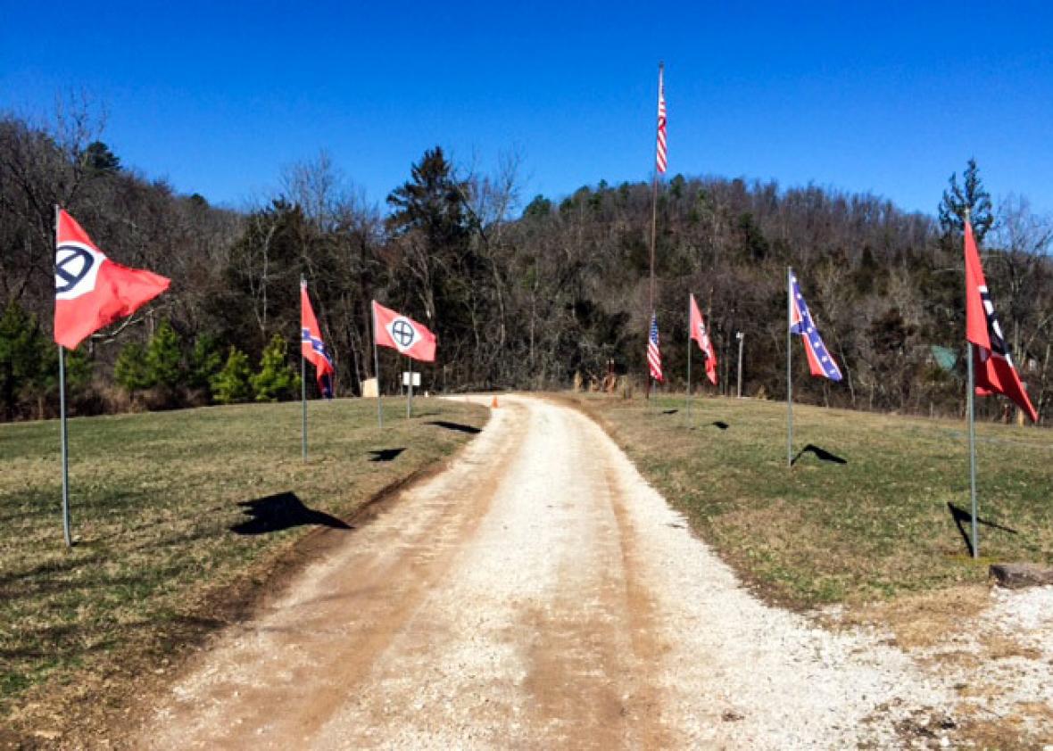 Entrance to the compound