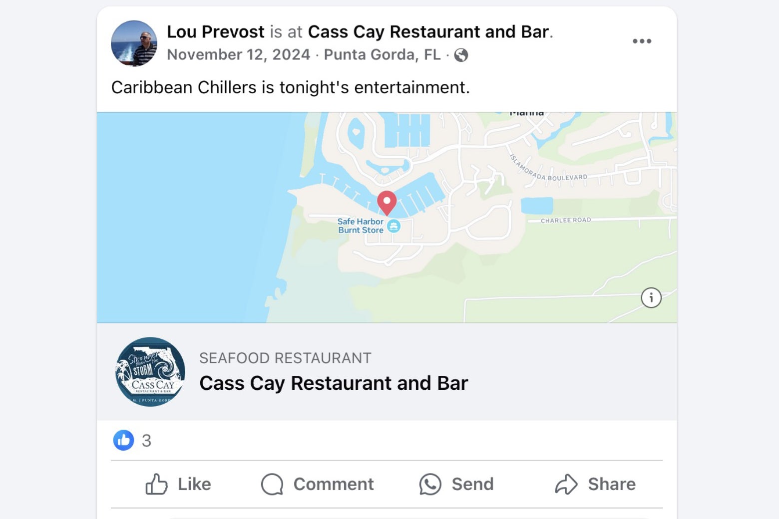 A Facebook shot from the page of the pope's brother.