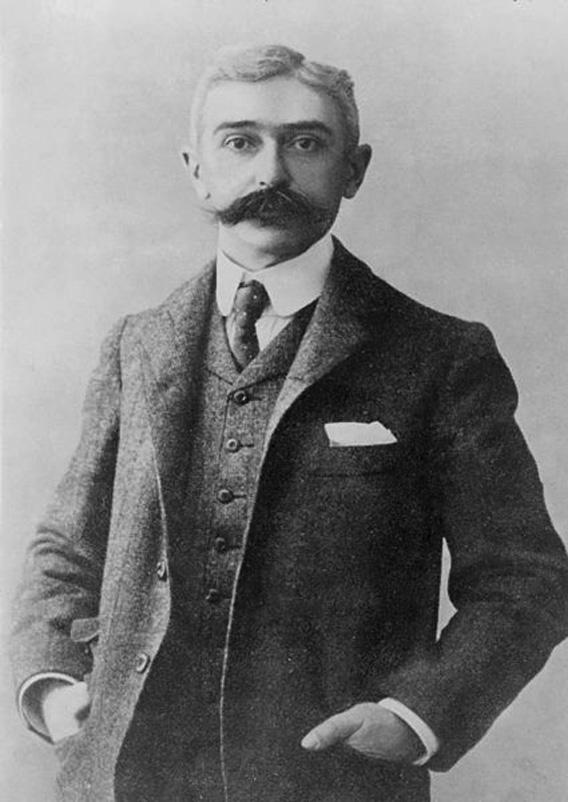 Baron Pierre de Coubertin, the French sports enthusiast who revived the modern Olympic Games in Athens in 1896.