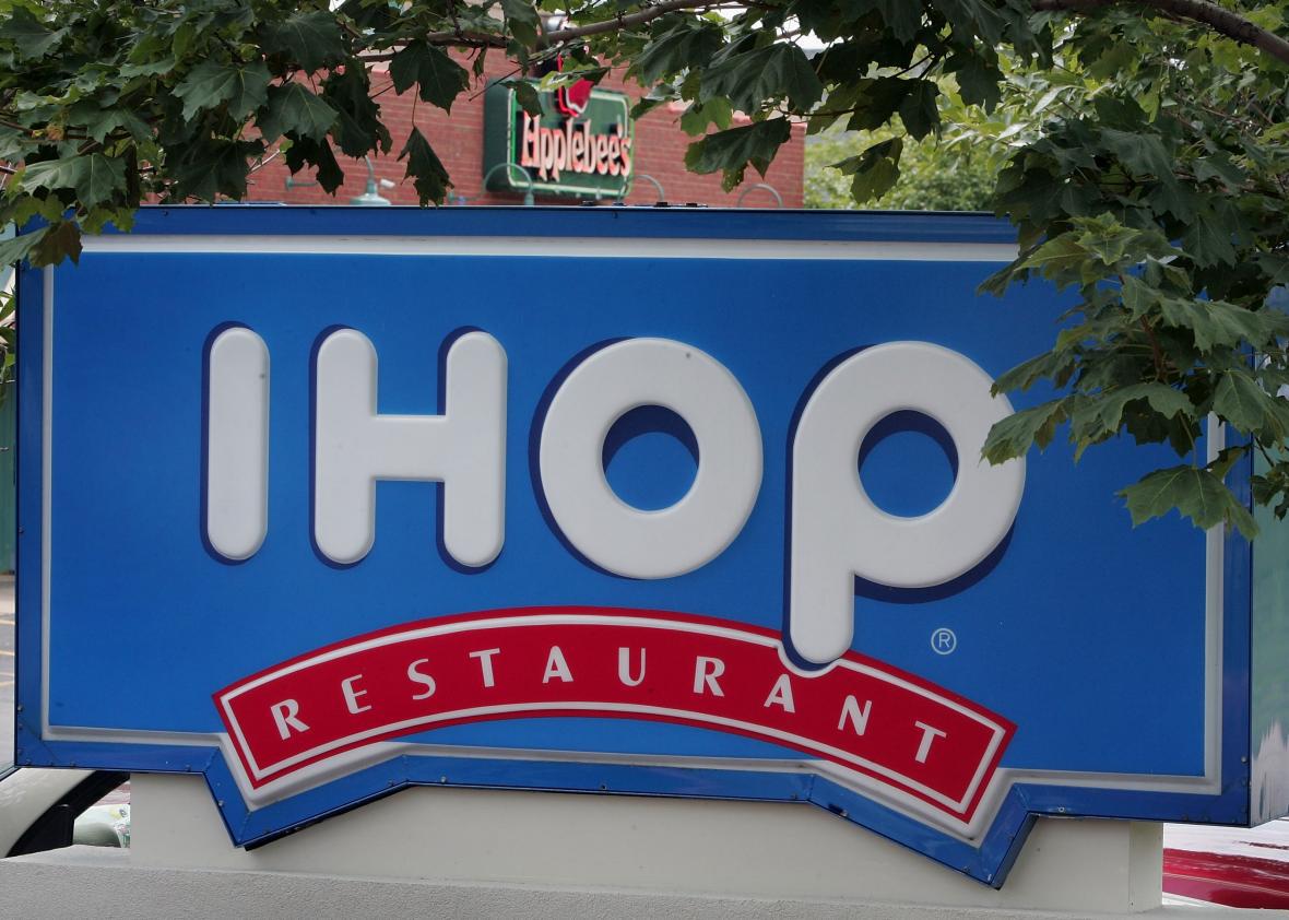 IHOP tweets boob joke. Ugh.