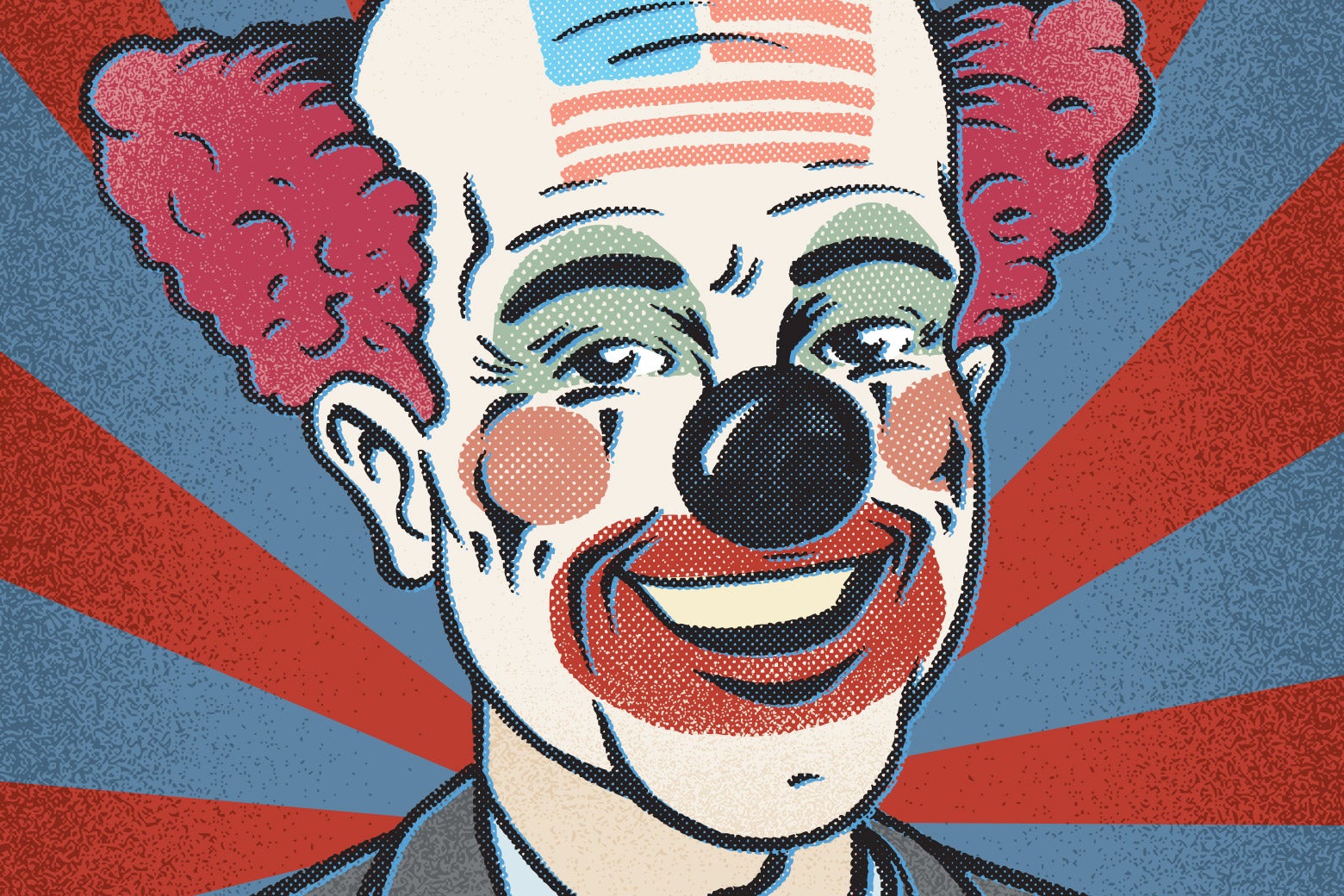 An illustration of a clown.