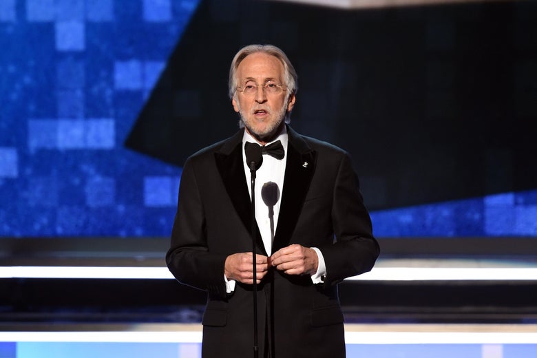 LOS ANGELES, CA - FEBRUARY 10: President and CEO of The Recording Academy Neil Portnow speaks onstage during the 61st Annual GRAMMY Awards at Staples Center on February 10, 2019 in Los Angeles, California. (Photo by Kevin Winter/Getty Images for The Recording Academy)