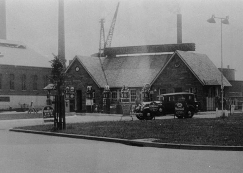 The Watergate gas station was once described as the most expensive gas