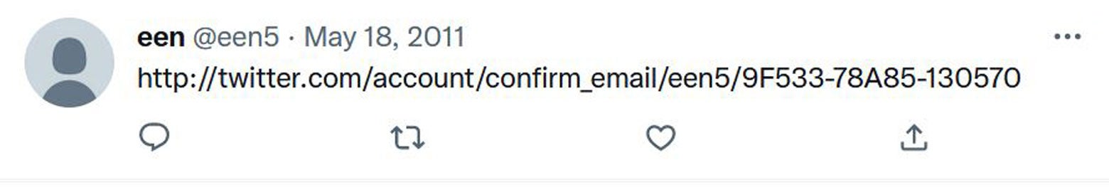 twitter account confirm email