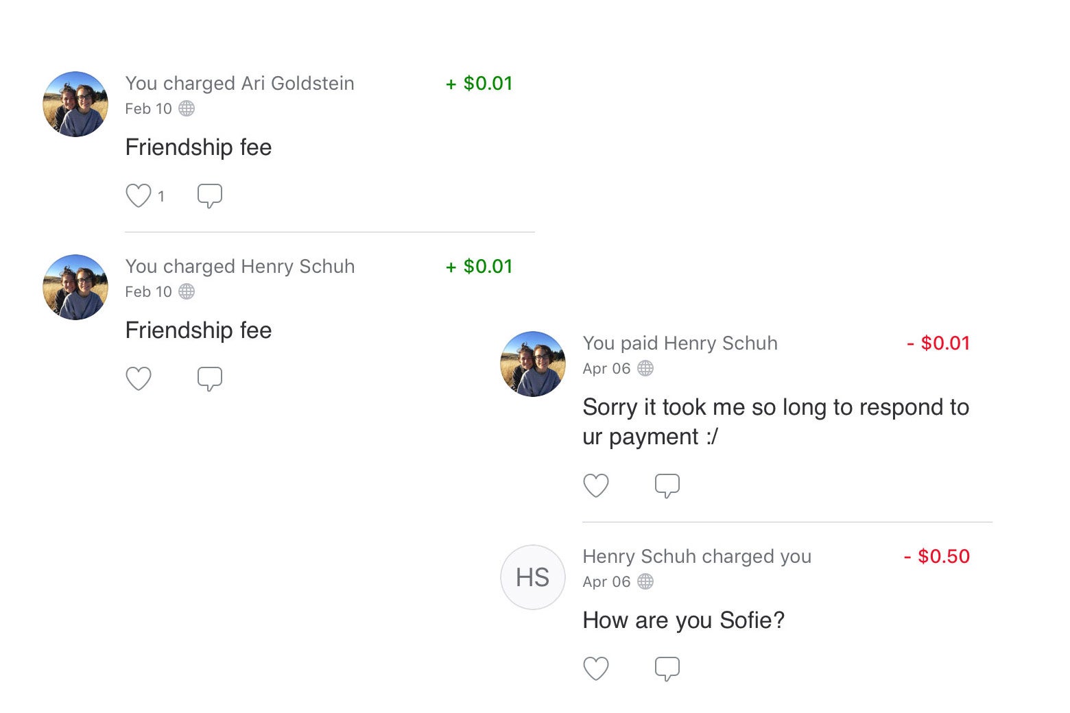 Venmo transaction humor: Scrolling through the emojis and jokes of the  payment platform.